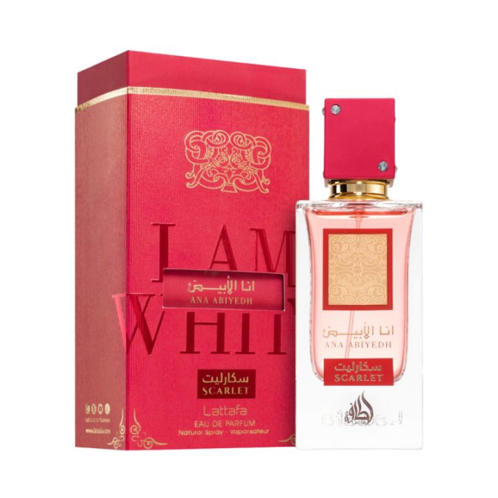 Lattafa Ana Abiyedh Scarlet 60ml - Profumo Donna ai Fiori