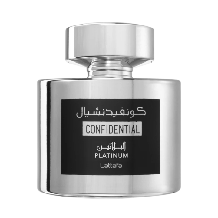 Confidential Platinum Lattafa 100ml - Profumo Uomo Fresh