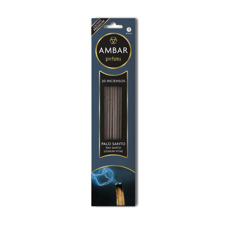 Incensi Palo Santo Benefici [AMBAR] Bastoncini Naturali Certificati