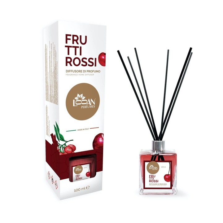 Profumatore Ambiente FRUTTI ROSSI [100ml] LOOAN by Dolci Sguardi