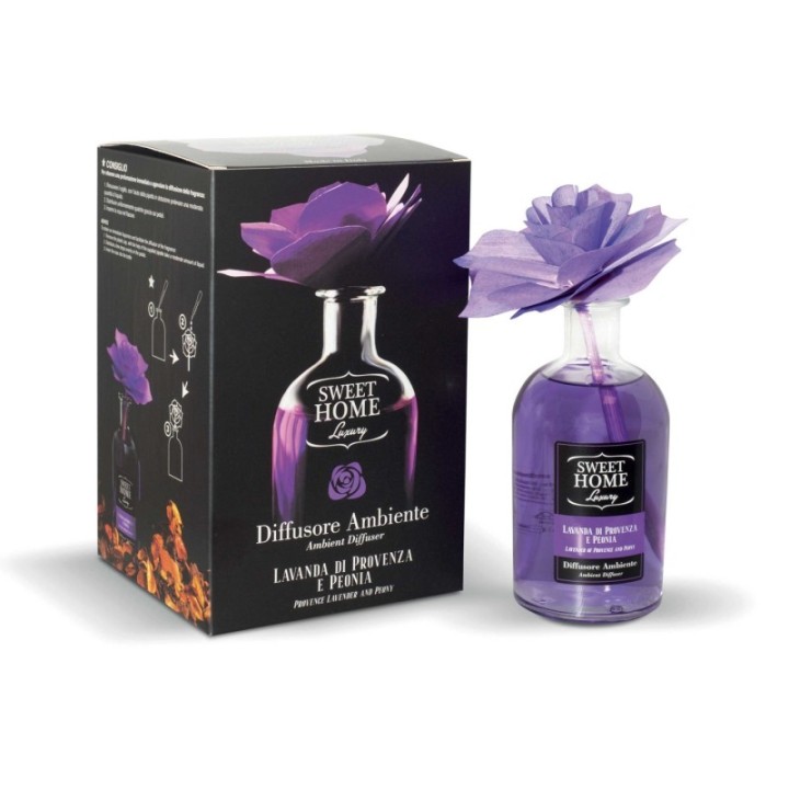 Lavanda Provenza & Peonia | Fiore-Diffusore Fragranza [250ml] Luxury