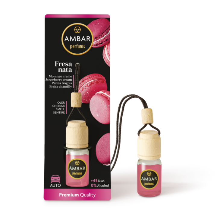 Profumatore Auto | PANNA & FRAGOLA [6,5ml] Ambar Perfums