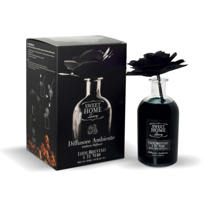 Legni Orientali & Tè Nero | Fiore-Diffusore Fragranza [250ml] Luxury