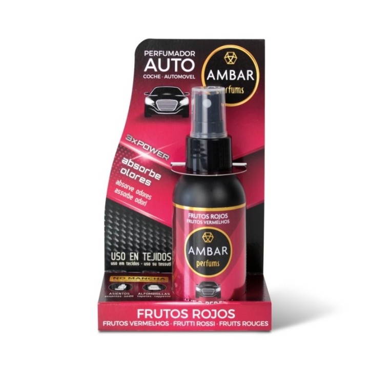 Spray Profumato per Auto FRUTTI ROSSI [90ml] by Ambar Perfums