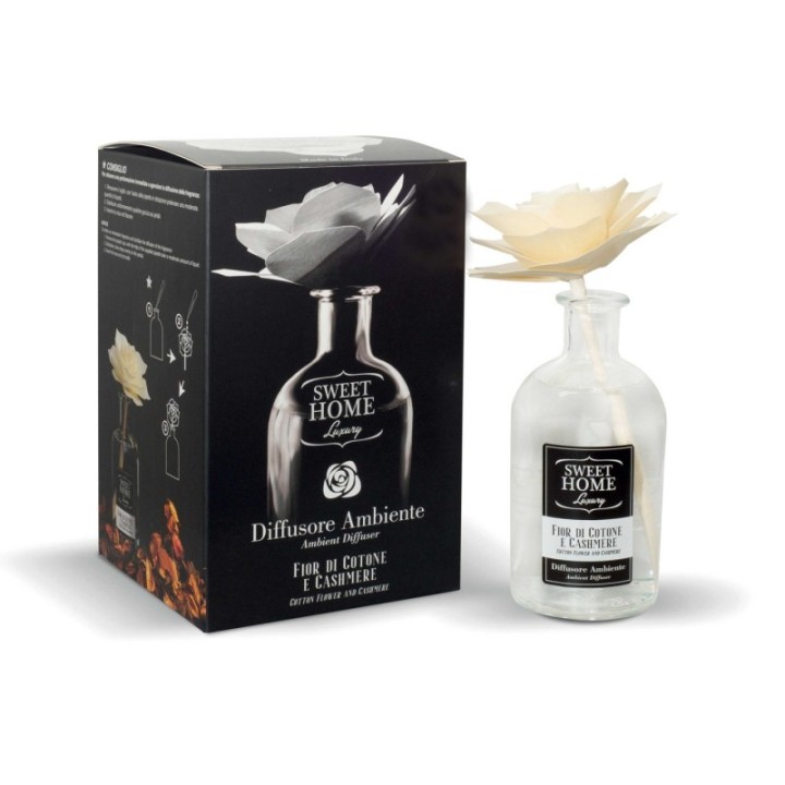 Fior di Cotone & Cashmere | Fiore-Diffusore Fragranza [250ml] Luxury