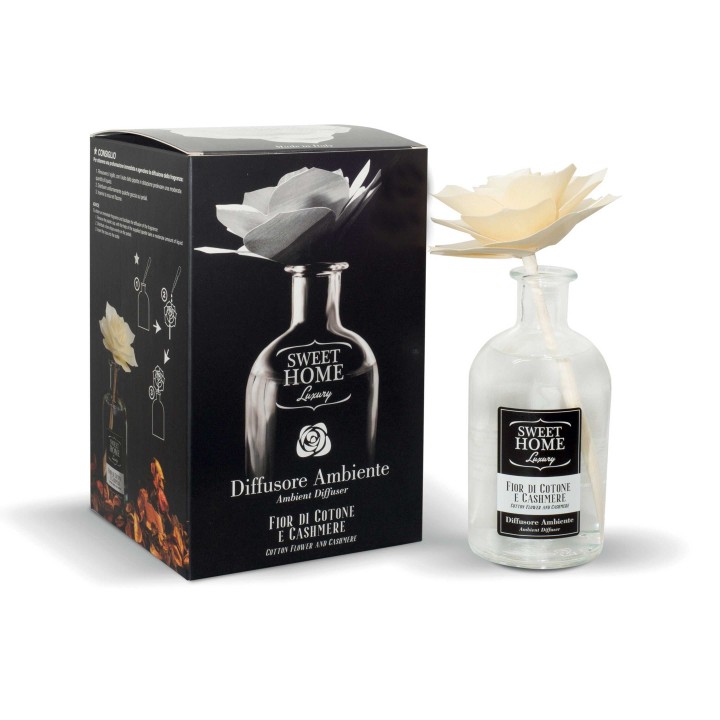 Fior di Cotone & Cashmere | Fiore-Diffusore Fragranza [250ml] Luxury