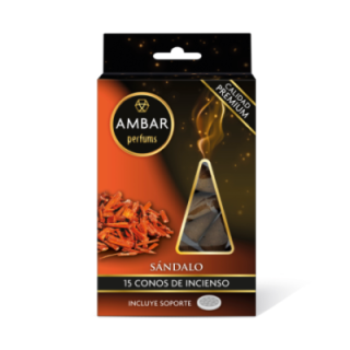 Coni di Incenso SANDALO [15 Coni] AMBAR Perfums