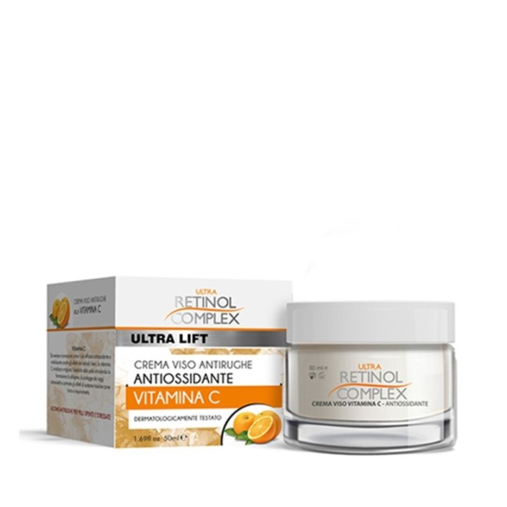 Crema Viso Antirughe-Antiossidante Vitamina C [Retinol Complex]