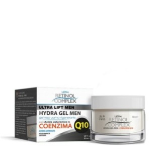 Gel Viso Uomo Rigenerante Acido Jaluronico + Coenzima Q10 [Retinol Complex]
