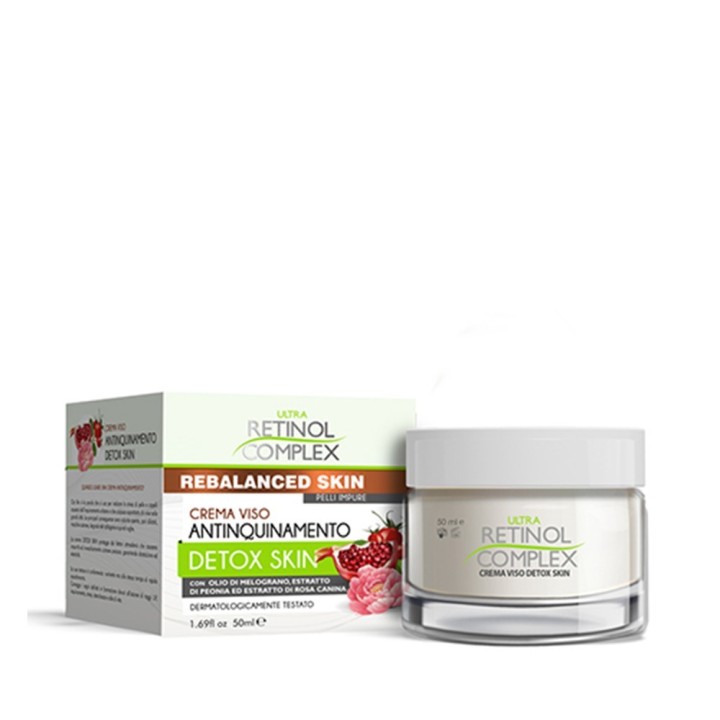 Crema Viso Anti-Smog con Melograno-Peonia-Rosa Canina [Retinol Complex]