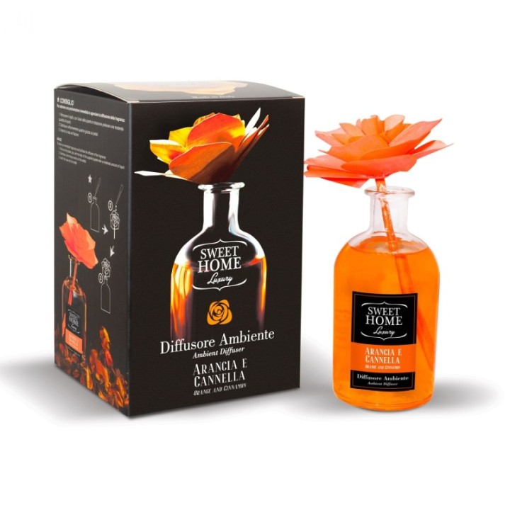Arancia & Cannella | Fiore-Diffusore Fragranza [250ml] Luxury