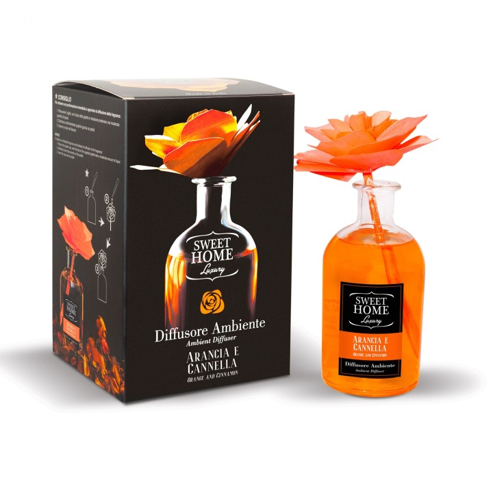Arancia & Cannella | Fiore-Diffusore Fragranza [250ml] Luxury