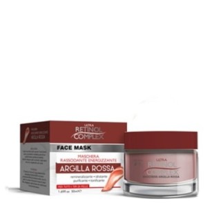 Maschera Viso Rassodante-Energizzante ARGILLA ROSSA [Retinol Complex]