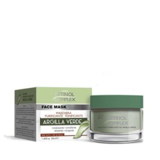 Maschera Viso Purificante-Tonificante ARGILLA VERDE [Retinol Complex]