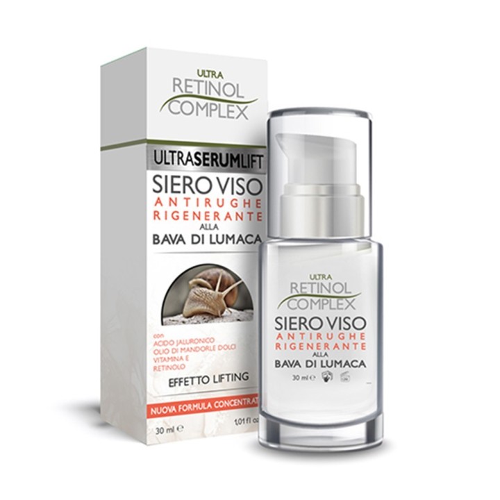 Siero Viso Bava di Lumaca Rigenerante Effetto Lifting [Retinol Complex]