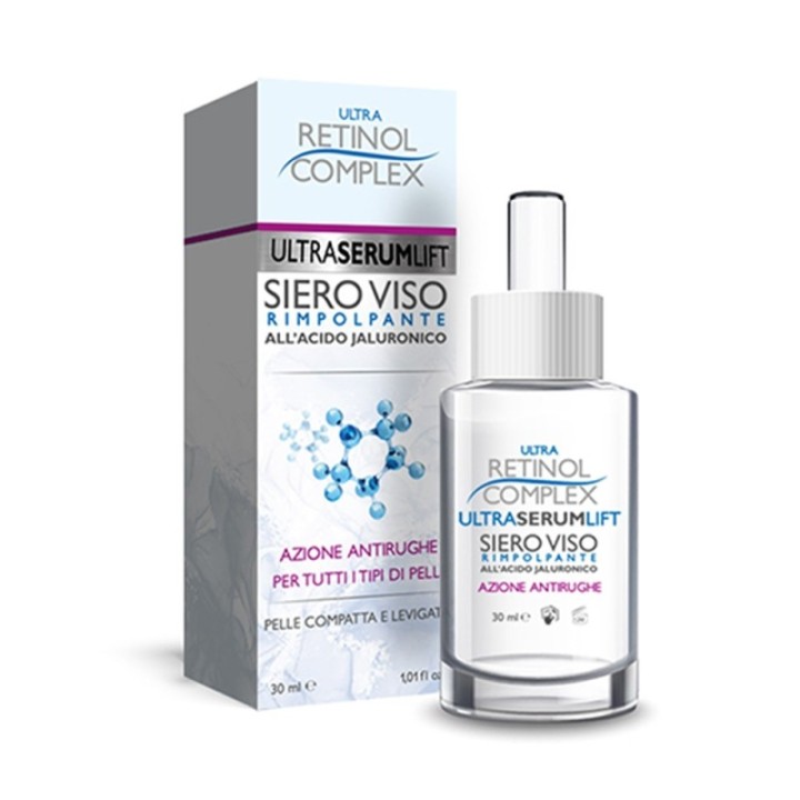 Siero Viso ACIDO IALURONICO Antirughe-Rimpolpante [Retinol Complex]