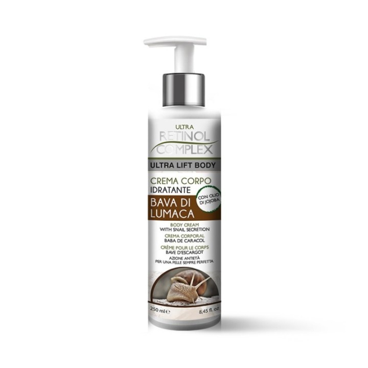 Crema Corpo Idratante-Rigenerante Bava di Lumaca & Jojoba [Retinol Complex]