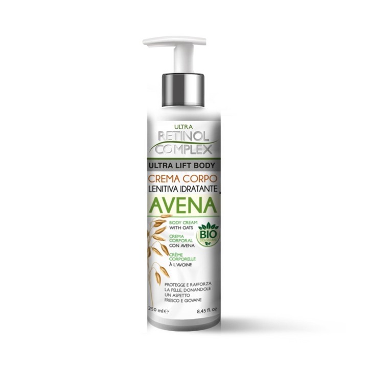 Crema Corpo BIO Lenitiva-Idratante con Avena & Mandorle [Retinol Complex]