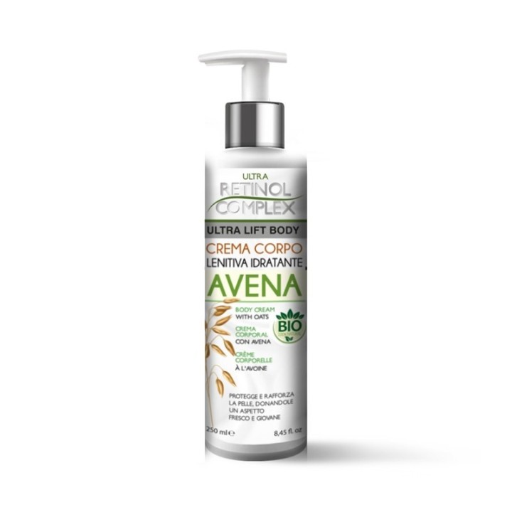 Crema Corpo BIO Lenitiva-Idratante con Avena & Mandorle [Retinol Complex]