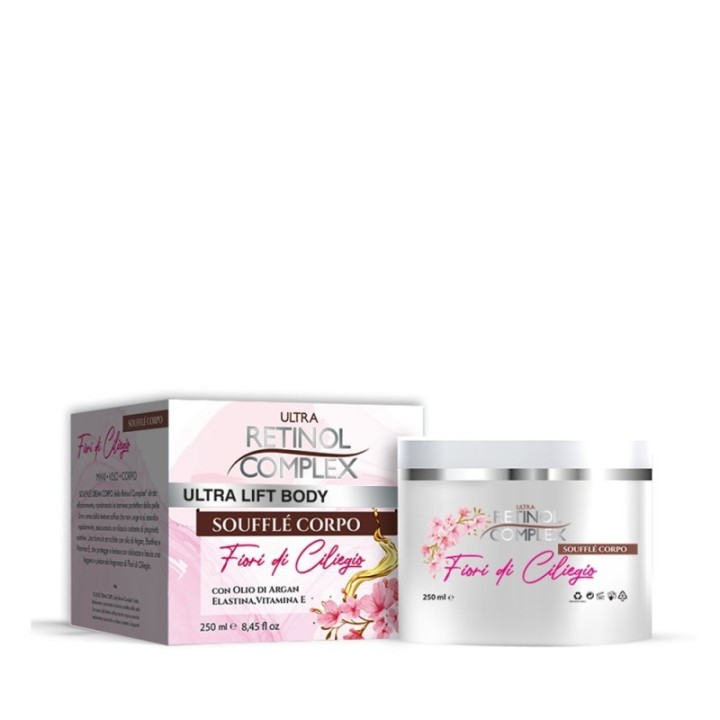 Soufflé Corpo Fiori di Ciliegio con Argan, Elastina, Vitamina E [Retinol Complex]