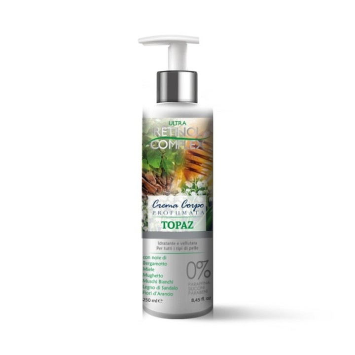 Crema Corpo Profumata TOPAZ [250ml] Rigenerante | Retinol Complex