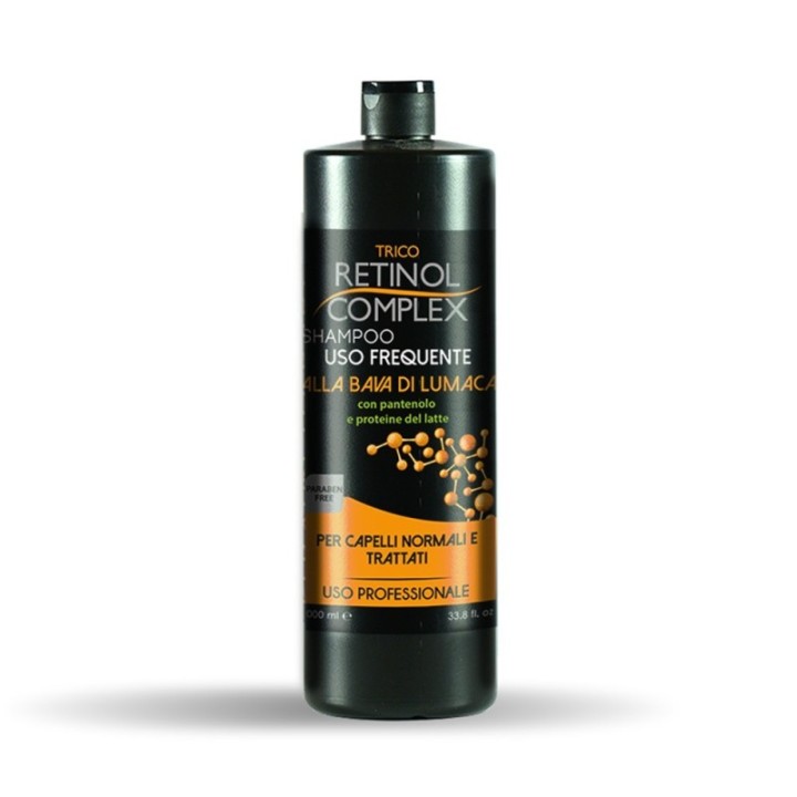 Shampoo Uso Frequente Bava di Lumaca | Capelli Normali [Retinol Complex]