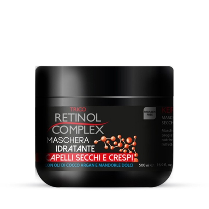 Maschera Idratazione Profonda per Capelli Secchi-Crespi [Retinol Complex]
