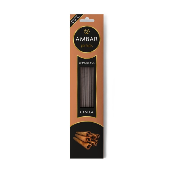 Incensi alla Cannella [AMBAR] Bastoncini Profumati Naturali 100%