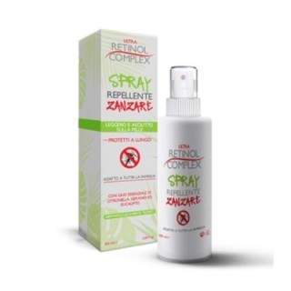 Spray Repellente Anti-Zanzare | Citronella-Geranio-Eucalipto [Retinol Complex]