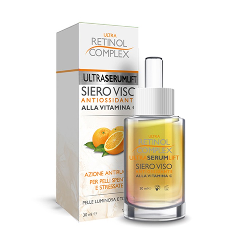 Siero Viso VITAMINA C Antiossidante-Illuminante by Retinol Complex ULTRASERUMLIFT