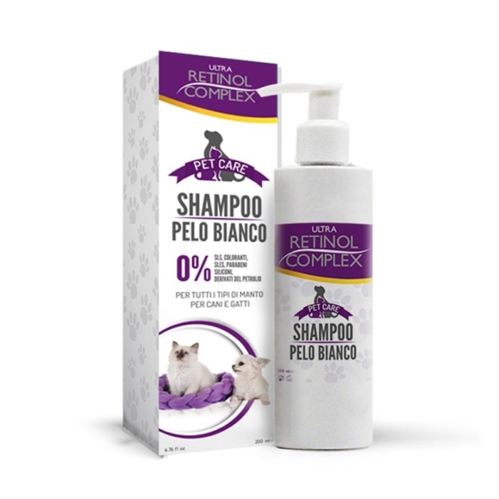 Shampoo Cani&Gatti a PELO LUNGO | Tutti i Tipi di Manto [Retinol Complex]