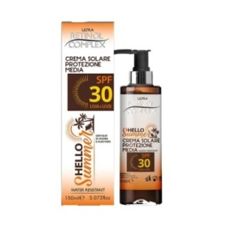 Protezione Solare SPF 30 | Moringa & Acido Ialuronico [Retinol Complex]