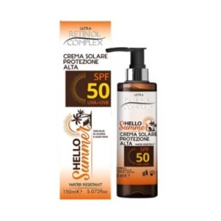 Protezione Solare SPF 50+ | Moringa & Acido Ialuronico [Retinol Complex]