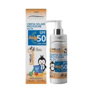 Protezione Solare Pediatrica SPF 50+ | Camomilla & Aloe Vera [Retinol Complex]