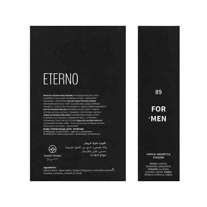 ETERNO | Equivalente Ispirato a Eternity for Men [Calvin Klein]