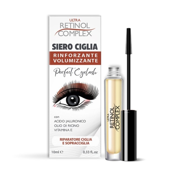 Siero Riparatore Ciglia e Sopracciglia Rinforzante-Volumizzante [Retinol Complex]