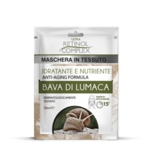 Maschera Viso In Tessuto Antirughe Idratante | Bava di Lumaca