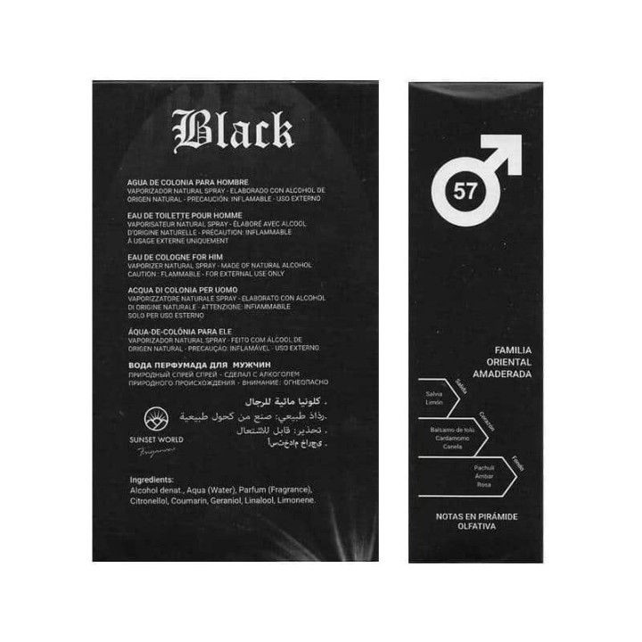 BLACK | Ispirato a Black XS for Him [Paco Rabanne]