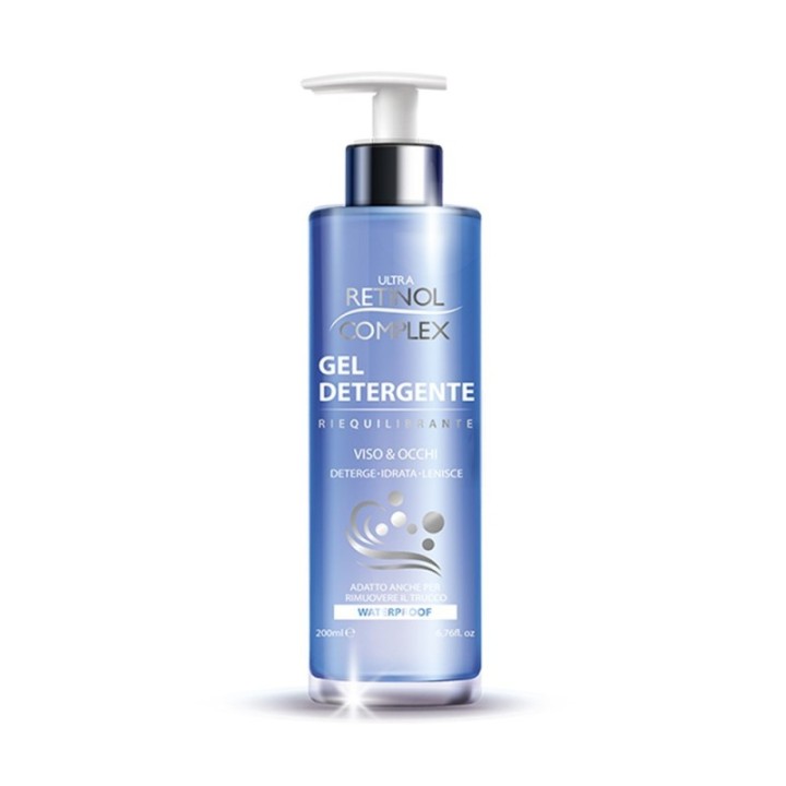 Gel Detergente Riequilibrante Viso&Occhi Waterproof [Retinol Complex]