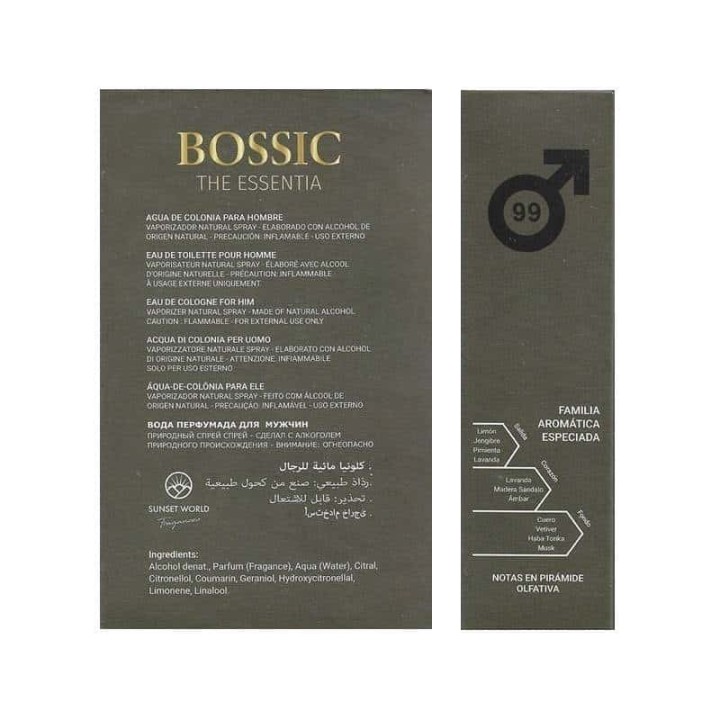 BOSSIC ESSENTIA | Ispirato a The Scent for Him [Hugo Boss]