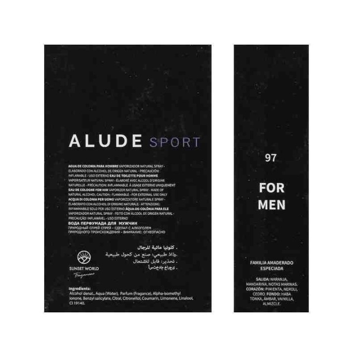 ALUDE SPORT | DNA Olfattivo  [Chanel] Allure Sport Homme