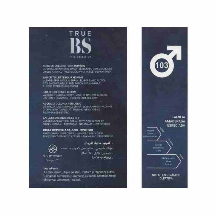 TRUE BS HOMME | Ispirato a Pure XS for Him [Paco Rabanne]