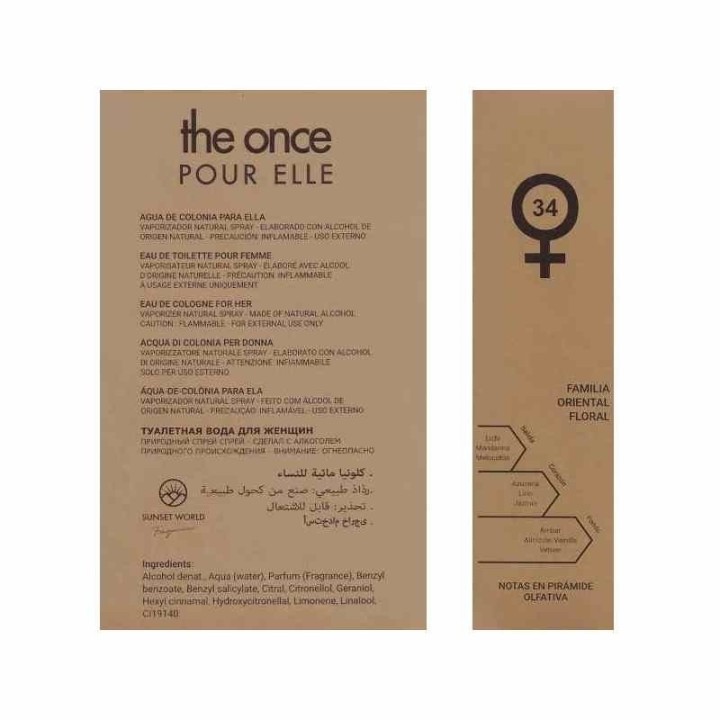 THE ONCE pour Elle | Ispirato a [D&G] The One pour Femme