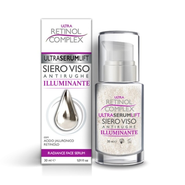 Siero Viso Acido Ialuronico & Retinolo Antirughe-Illuminante [Retinol Complex]