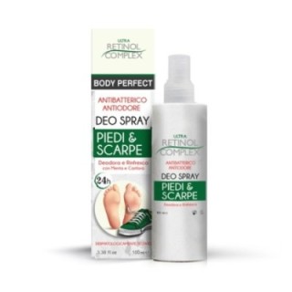 Deo Spray Scarpe&Piedi Antiodore Mentolo-Canfora [Retinol Complex]