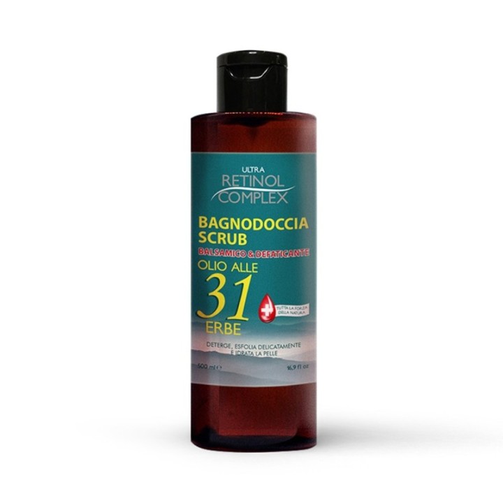 Bagnodoccia Scrub Olio alle 31 ERBE Balsamico-Defaticante [Retinol Complex]