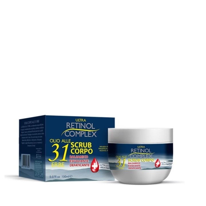 Scrub Corpo OLIO 31 ERBE Esfoliante-Defaticante-Balsamico [Retinol Complex]