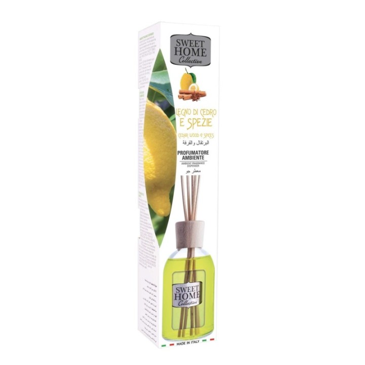 Legno Di Cedro & Spezie | Profumatore Ambiente [100ml] Sweet Home