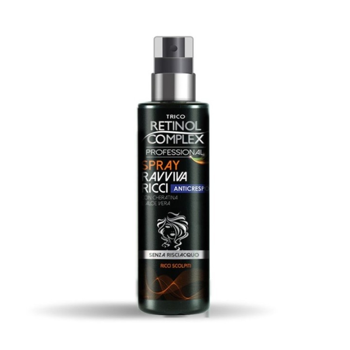 Spray Ravviva Ricci Anti-Crespo con Aloe Vera e Cheratina [Retinol Complex]