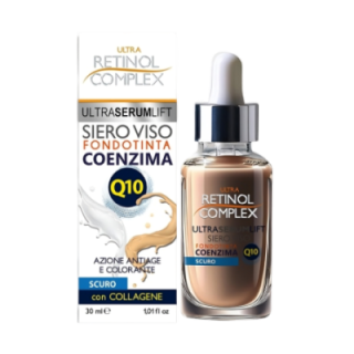 Siero Fondotinta MEDIO Antiage-Colorante | Coenzima Q10 [Retinol Complex]